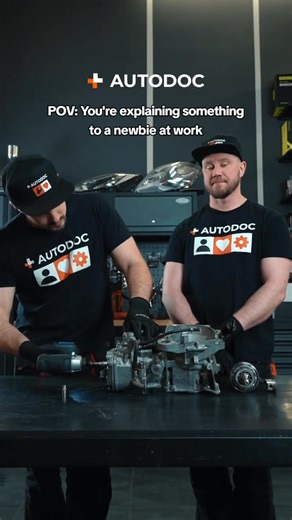 POV You're explaining something to a newbie at work😁 Love cars You’ll love this - follow! ❤️🚘 #autodoc #carfails #garagepranks #carpranks #carcomedy #garagefun #laughs #mechaniclife | The Autodoc.