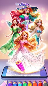 Princess Fantasy Coloring