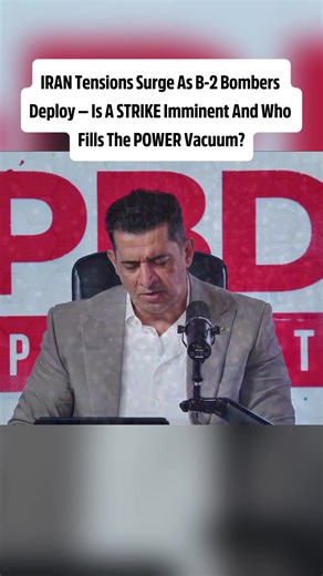 Part 1: Iran tensions are reaching a breaking point. With B-2 bombers deployed and negotiations appearing to collapse, the panel debates whether a strike is imminent. If the Ayatollah falls, what fills the vacuum? Is there a credible succession plan — or does history risk repeating itself with another destabilized power struggle in the Middle East? When deterrence turns into deployment, the margin for error shrinks fast. #Iran #MiddleEast #USMilitary #Geopolitics #B2Bomber #ForeignPolicy #Global