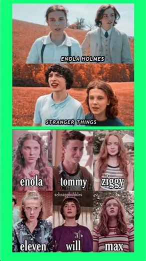 Enola Holmes Meets Stranger Things 😱🔥 | Eleven vs Enola Edit | Ultimate Crossover #fanedit