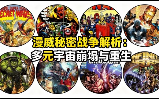 [中配]漫威秘密战争解析：多元宇宙崩塌与重生 - The Explainer Comics