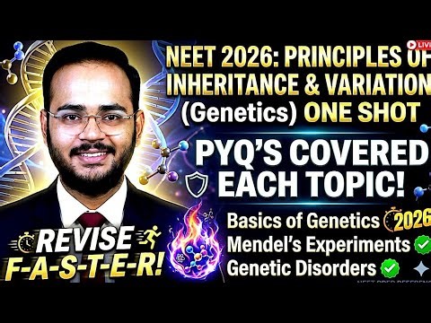 Don't Skip This! Principles of Inheritance & Variation (Full Chapter + PYQs)
