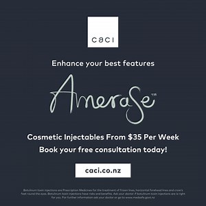 ✨ Refresh, restore and glow in 2024 from $35 per week✨ Get the Caci Glow with a cosmetic injectables membership and payment plan personalised for you by our team of expert Cosmetic Injectors. Get started by booking your free consultation at NZ's Best Beauty Destination: Caci. *Botulinum toxin injections are Prescription Medicines for the treatment of frown lines, horizontal forehead lines and crow’s feet around the eyes. Botulinum toxin injections have risks and benefits. Ask your doctor if botu