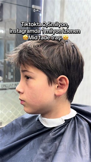 Trabzon'da Mid Fade Saç Tasarımı