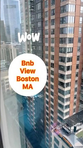 Air B&B Live Morning View Downtown Boston Massachusetts #jamaicanvlogger #travel