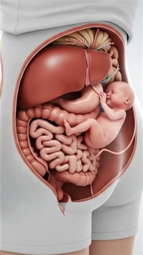 Inside Pregnancy | How a Mother’s Organs Protect Her Baby #shorts #miracleinmotion #pregnant #baby