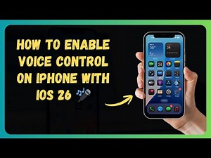 How to Enable Voice Control on iPhone with iOS 26 🎤 (step-by-step for beginners)
