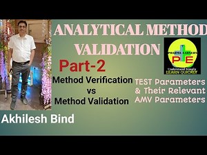 ANALYTICAL METHOD VALIDATION- PART 2