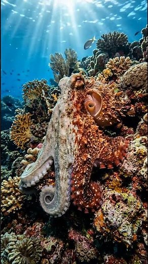 The Shapeshifter: Split Camouflage of the Common Octopus (4K)