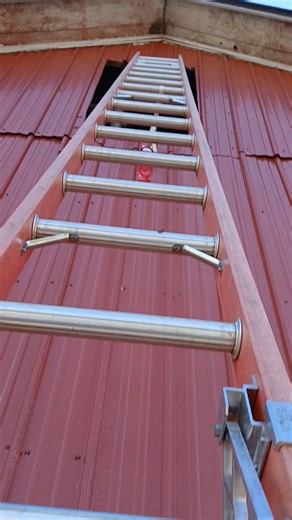 After installing siding and doors the inside of the barn got dark. We added a couple gable windows to brighten it up some. #lordsauron | Tim Finn