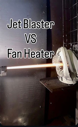 I Jet Blasted a fan heater.The heat and force melted it down until it was completely unrecognizable.Absolutely brutal to watch 🔥#JetBlaster #Destruction #Meltdown #ExtremePower #Jet | The Funblaster Channel