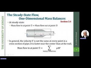 The Mass Balance - Fluid Mechanics for Chem. Eng.