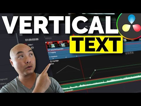Davinci Resolve Vertical Text (How To Create Vertical Text) | Davinci Resolve Tutorial