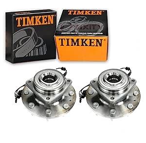 2 pc Timken Front Wheel Bearing Hub Assembly compatible with Ford F-250 Super Duty 2011-2016