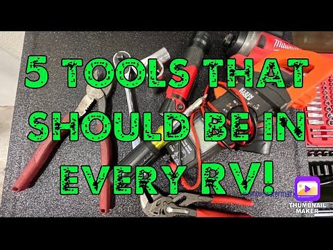 5 tools that should be in every RV!