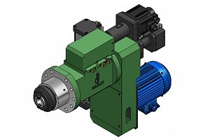 自動工具交換スピンドルヘッド（フランジタイプ）