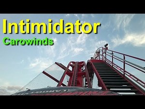 Carowinds Intimidator Roller Coaster On Ride Front Seat HD POV