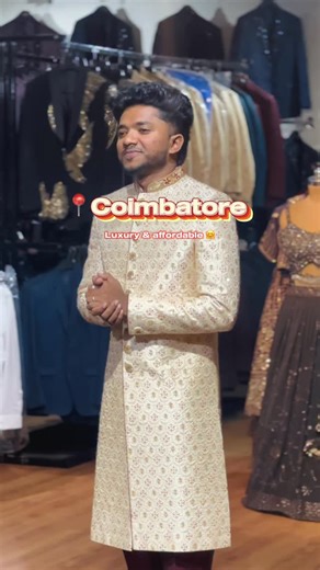 Ishak Nichu | All Function wears at Luxury & affordable prices for rental😍 Cbe location: 163A, Venkatachalam Chettiar Road, R.S. Puram, Coimbatore,... | Instagram