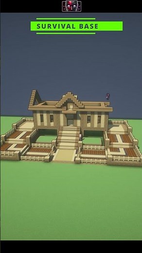 Minecraft: Build a Large House | Survival Base Idea 🏡33