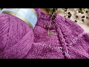 🧶Easy Raglan Sweater (Top-Down) — Step-by-Step Tutorial for Beginners