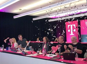 1.3M views · 2.9K reactions | If you’re happy and you know it, clap your hands… or shoot a confetti cannon! A day of record-breaking earnings deserves a celebration, right?! So proud of our T-Mobile team. #WeWontStop | John Legere | Facebook