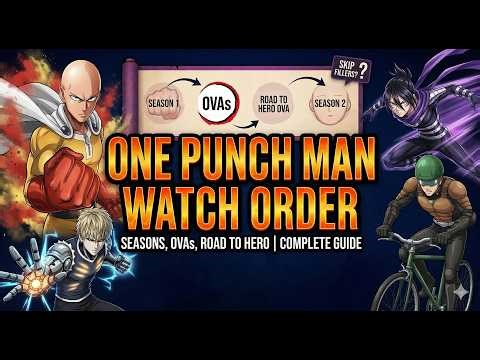 One Punch Man Watch Order Explained 🔥 | Best Way to Watch (No Confusion) 😱 | Zero Anime