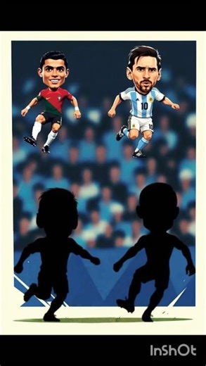 Ronaldo vs Messi 🔥 Ultimate Battle Animation | GOAT Fight 😱⚽ | Funny Meme Cartoon