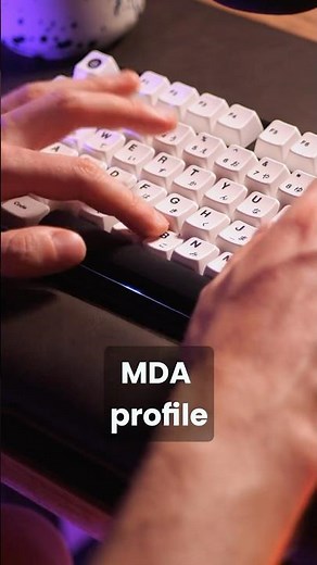 Which Keycap Profile Sounds Best? (Cherry vs MDA vs SA) #mechanicalkeyboard #keycaps #keyboardasmr