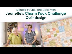 Beginner-Friendly Quilt Tutorial 🟦 Double Four Patch using a Charm Pack for the perfect baby quilt