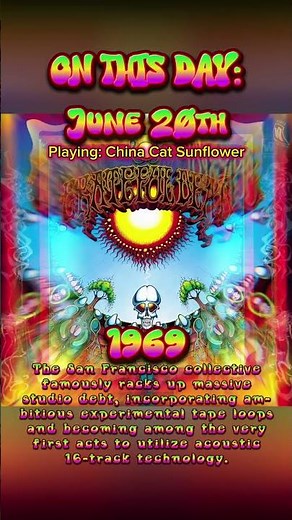 The Grateful Dead’s Psychedelic Peak: Aoxomoxoa (June 20, 1969) | On This Day ☮️
