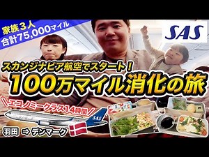 The start of a world trip using 1 million miles! My family and I flew from Haneda to Denmark on S...
