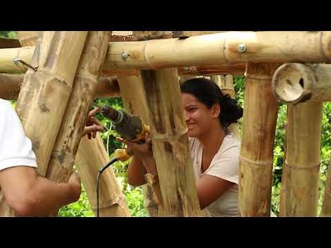 BAMBOO CONSTRUCTION · AUDIOVISUAL TRAINING PROGRAM | LONGITUDINAL / BOLTED JOINTS