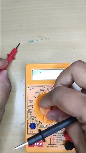 How to measure resistance using multimeter