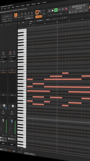 Day 1 : Saw chords. Adding a layer everyday #cakewalksonar #electronicmusic #tutorials