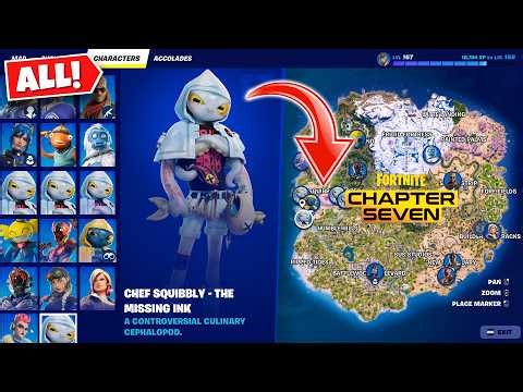 Fortnite Character Locations in Chapter 7 Season 2 (Full Guide)