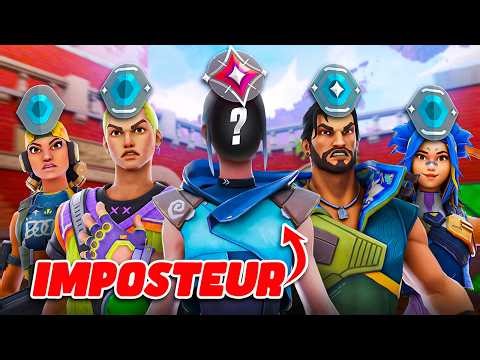 1 IMMORTAL is HIDING among 9 PLATINUMS (Who is the imposter?)