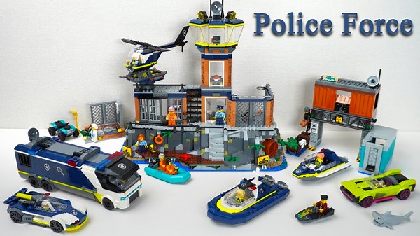 LEGO City 2024 Police Force in Action: Complete Speed Build Compilation