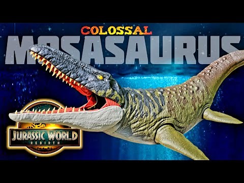 Mattel Jurassic World Rebirth Super Colossal Mosasaurus Review!!!
