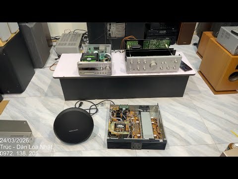 1.9 million VND. CD/MD decoder, in pristine condition. Power amplifier with 30cm and 25cm bass dr...