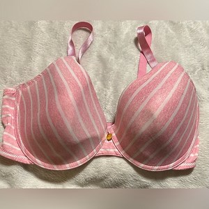 Jessica Simpson Pink Striped Women's Bra