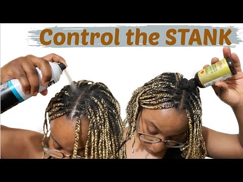 How to stop your braids from smelling without washing it | Dry scalp, Itching | Miss Ola