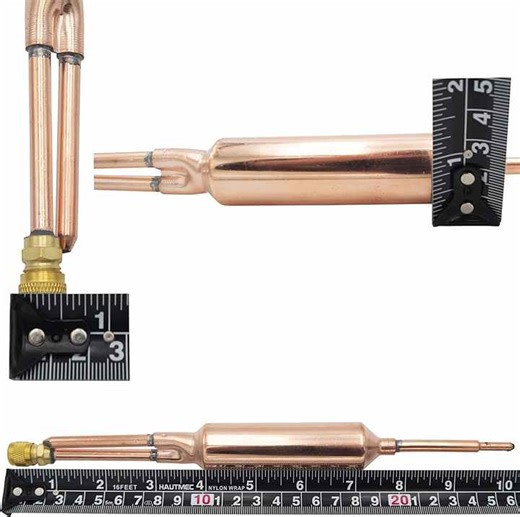 Filter Drier for Residential or Commercial AC Refrigeration Equipment Universal Refrigerant Copper Filter Drier