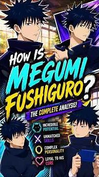 🔥 Megumi Fushiguro Explained! ⚡ The Truth Behind His Hidden Potential 👀