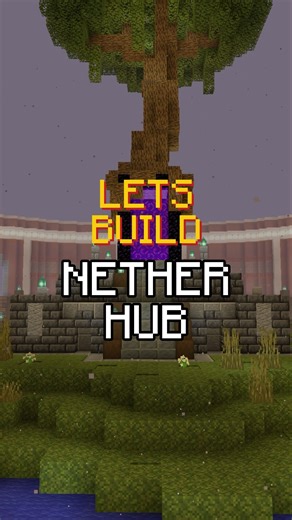 Building the PERFECT Nether Hub in my Forever Minecraft World!