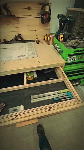 getting the shop drawer organized #wood #diywoodworking #woodworkingprojects