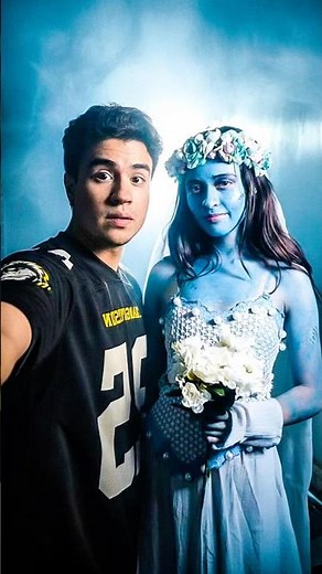 This is how we made CORPSE BRIDE in real life 💙🎬