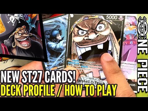 Blackbeard Deck Profile & How To Play (ST27/EB02/OP11) | One Piece TCG