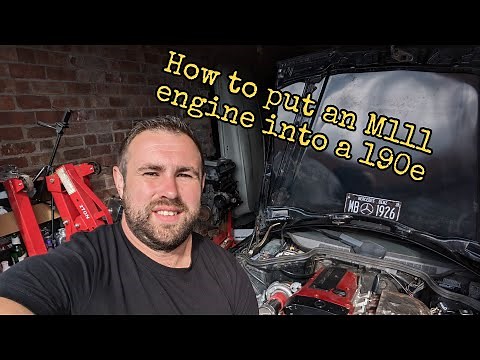 How to put an M111 engine into a 190e