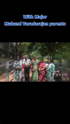 Tribute to Major Mukund Varadarajan 25 April 2014. Program held in Park Street East Tambaram