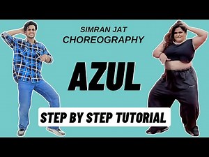 Azul Simran Jat Dance Choreography Tutorial | Azul Dance Tutorial